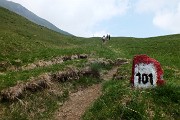 90 Fino alla selletta dell'Avaro sul 101